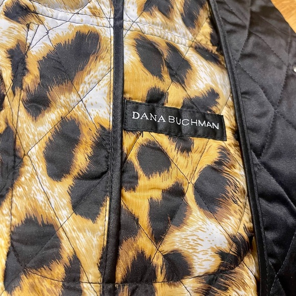 Dana Buchman quilted black snap front jacket! - Picture 6 of 7